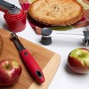 Tovolo Magnetic Nested Measuring System: 9-Piece Dishwasher-Safe Plastic Set, Red/Clear/Gray - 2 of 2