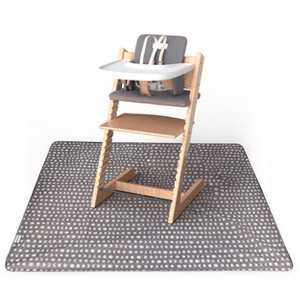 Tiny Twinkle Mess-Proof Splat Mats for Under High Chairs or Table Cover for Art Projects for Baby and Toddler (51" x 51") - 1 of 4