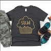 The Juniper Shop Stud Muffin Plain Youth Short Sleeve Tee - L - Charcoal - 2 of 4