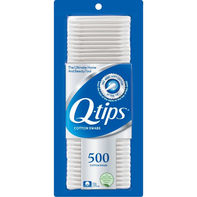 Q-Tips Cotton Swabs - 500ct, 1 of 11