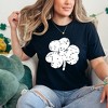 Simply Sage Market Women's Grunge Clover Short Sleeve Graphic Tee - 2 of 3