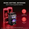 Pyle Portable Bluetooth Karaoke Speaker System - PA Loudspeaker - Black - 3 of 4