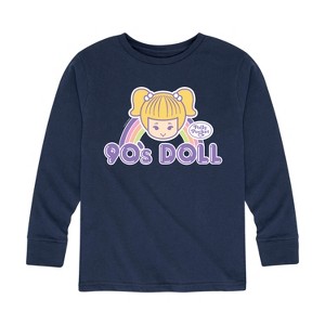 Boys' - Polly Pocket - 90s Doll Long Sleeve Graphic T-Shirt - 1 of 3