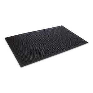Crown Crown-Tred Indoor/Outdoor Scraper Mat, Rubber, 43.75 x 66.75, Black - 1 of 2