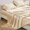 Satin Sheets Full - Similar to Silk Sheets, Silky Bedsheet, Luxury & Ultra Soft, Non-Fading & Wrinkle Free, Good for Hair & Skin, Gifts for Women, 4 P - 2 of 4