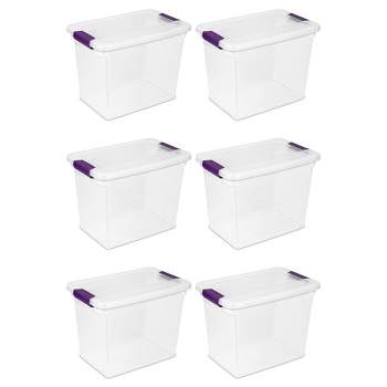 30-Pack Sterilite 28 Qt Clear Closet/Under Bed Organizer Storage Box  Container, 30pk - Fry's Food Stores