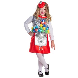 Dress Up America Gumball Machine Costume Dress for Girls - 1 of 2