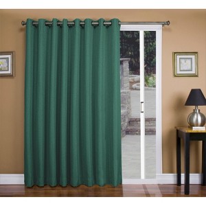 Tacoma Double Black Out Grommet Patio Panel w/Wand - 1 of 3