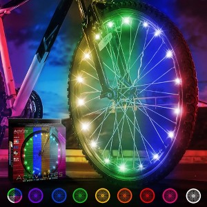 Activ Life Bike Wheel Lights (1 Tire, Color-Changing) Top Basket Stuffers for Kids Girls Boys Teen Gifts; Best Spring Break - 1 of 4