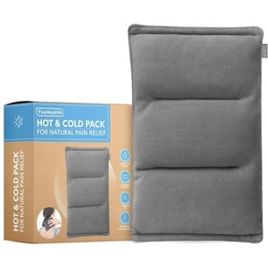 TruHealth Weighted Neck Heating Pad and Cold Therapy for Injuries with Flaxseed Fill - 1 of 4
