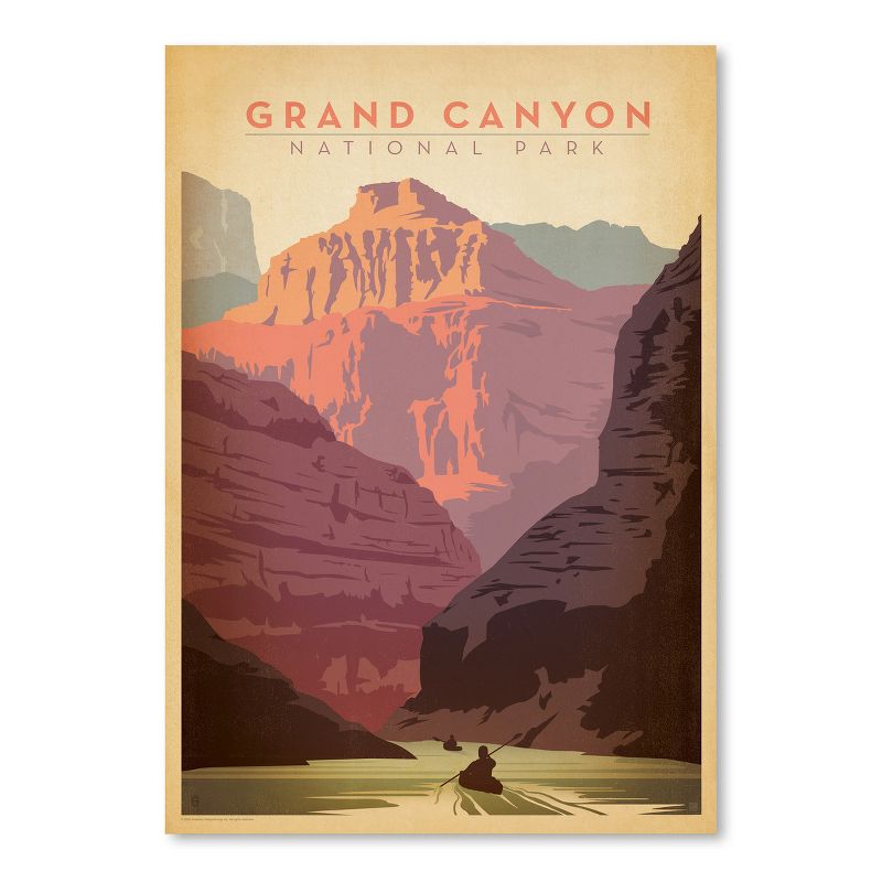 Americanflat Vintage Botanical Grand Canyon National Park By Anderson Design Group Art Print, 1 of 9
