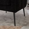 PAGED Barrel Accent Chair Modern Chenille Reading Chair Channel Tufted Lounge Chair with Metal Legs for Reading Room, Bedroom - 4 of 4