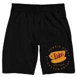 Gilmore Girls Luke's Diner Logo Men's Black Sleep Shorts
