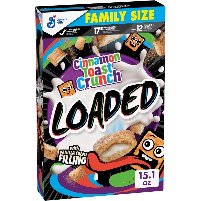 Cinnamon Toast Crunch Loaded Family Size Cereal - 15.1oz