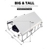 Metal Carport, Reinforced Frame and Steel Roof for All-Weather Use, Permanent Shelter for Bass Boats, Full-Sized Pickup Trucks, and Tractors - 3 of 4