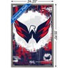Trends International NHL Washington Capitals - Maximalist Logo 23 Framed Wall Poster Prints - 3 of 4