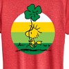 Women's - Peanuts - Woodstock Shamrock Short Sleeve Graphic T-Shirt - 2 of 4
