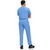 Hey Collection Mens Scrubs Set- V-Neck Scrub Top and Six Pocket Tapered Pant - 2 of 4