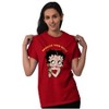 Women's Betty Boop Cartoon Cute Motivational Graphic T Shirt Tees Brisco Brands - 2 of 4