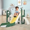VYNXARIA 5 - in - 1 Yellow - Hued Self - Standing Toddler Climbing Slide & Swing Set with Telescope - 2 of 4