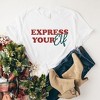 Simply Sage Market Women's Express Your Elf Short Sleeve Graphic Tee - 3 of 4