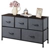 Fabric Dresser for Bedroom, Wide 5-Drawer Chest of Drawers with Storage Organizer Unit - 2 of 4