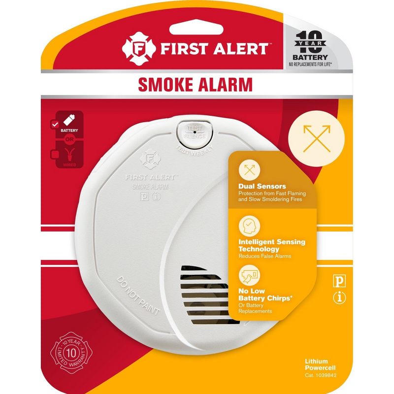 First Alert SA3210 Smoke Detector with Photoelectric and Ionization Sensors, 1 of 7