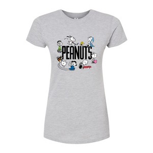 Women's - Peanuts - Peanuts Group Fitted Graphic T-Shirt - 1 of 3
