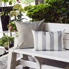Chery Life 14" x 20" Horizon Stripe Pillow, Outdoor & Indoor Use - 4 of 4