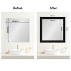 Amanti Art Mirror Makeover Bathroom Mirror Frame Border Kit - Fully Assembled Peel and Stick Frame - Mirror NOT Included - Parlor Trim - 4 of 4