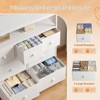 SKRAN Dresser for Bedroom with 7 Drawers and 2 Shelves for Closet with Wooden Top and Metal Frame, Tall Dressers & Chest of Drawers - 4 of 4