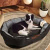 Artloge Heavy Duty Dog Bed Made By Durable Oxford Material Waterproof Anti-scratch Dog Pet Bedding with Bolster Luxury Soft Removable Cushion - 2 of 4