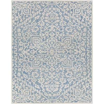 Hauteloom Gagebrook Blue Wool Area Rug
