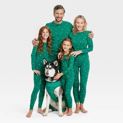 Polar Bear Print Jersey Holiday Matching Family Dog And Cat Pajamas Wondershop Green Xs Target