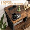 39" Fabric Drawer Dresser, Modern Dresser with Charging Station, Chest of Drawers with 9 Drawers and Shelf, Tv Stand Dresser - 4 of 4