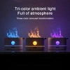 3D Flame Humidifier; Portable Silent Aromatherapy Essential Oil Diffuser With Flame Night Light For Home; Office; Kids Bedroom 250ml Cool Mist - 4 of 4