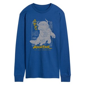 Men's - Avatar: The Last Airbender - Appa Long Sleeve Graphic T-Shirt - 1 of 4