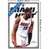 Trends International NBA Miami Heat - Bam Adebayo Feature Series 25 Framed Wall Poster Prints - 3 of 4