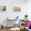 Stupell Industries Pink Gold Lipstick Glam Fashion Canvas Wall Art - 2 of 4