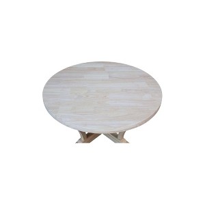 Lacasa Solid Wood Round Coffee Table - International Concepts - 1 of 4