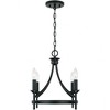 Capital Lighting Peyton 4 - Light Semi-Flush Mount in  Matte Black - 3 of 4