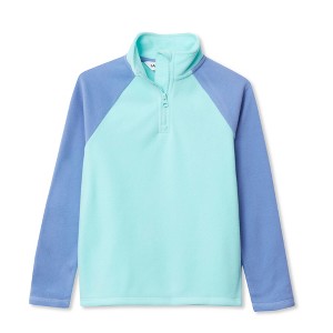 Lands' End Kids Every Day Fleece Quarter Zip - 1 of 3