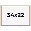 PosterPalooza | Classic Modern Yellow Picture Frame - UV Acrylic, Backing Board, Hanging Hardware Included - 2 of 4