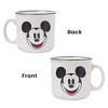 Silver Buffalo Disney Mickey Mouse 20 Ounce Ceramic Camper Mug - 2 of 4