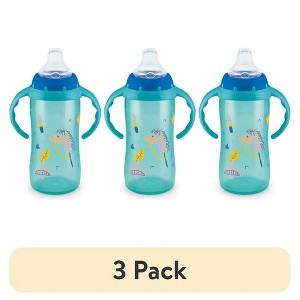 LunaLulinlk (3 pack) Learner Cup, 10oz, Soft Spout Sippy Cup, 1 Pack, Boy - 1 of 4