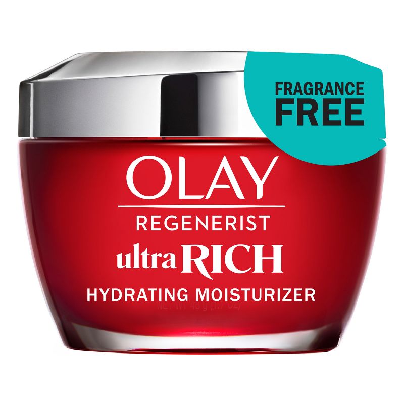 Olay Regenerist Ultra Rich Face Moisturizer for Dry Skin Fragrance-Free - 1.7oz, 1 of 10
