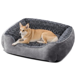 JOEJOY Rectangle Dog Bed,Sleeping Sofa Non-Slip Bottom Breathable Soft Puppy Bed Durable Orthopedic Calming Pet Cuddler - 1 of 4