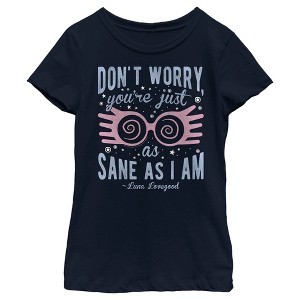 Girl's Harry Potter Just As Sane As Luna Lovegood T-Shirt - 1 of 4