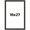 PosterPalooza | Antique Black Picture Frame - UV Acrylic, Foam Board Backing, Hanging Hardware - 2 of 4