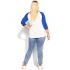 Avenue Women's Plus Size Societie Graphic Top - 3 of 4